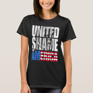Anti-Trump-Flagge der Vereinigten Staaten T-Shirt