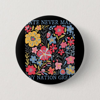 Anti-Trump-Floral-Demokrat Präsident Liberal 1 Button
