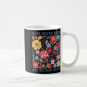 Anti-Trump-Floral-Demokrat Präsident Liberal 1 Kaffeetasse