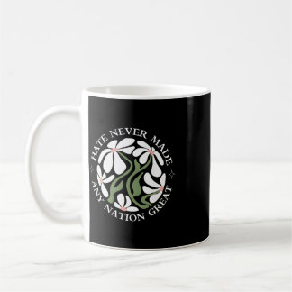 Anti Trump Florale Schmetterlinge Demokrat Präside Kaffeetasse