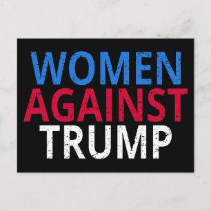 Anti-Trump - Frauen gegen Trump Postkarte