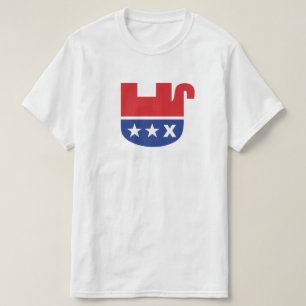 Anti Trump GOP Republikanischer toter Elefant T-Shirt