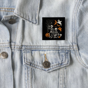 Anti Trump Halloween Skeleton FDT Trump Halloween Button