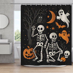 Anti Trump Halloween Skeleton FDT Trump Halloween Duschvorhang