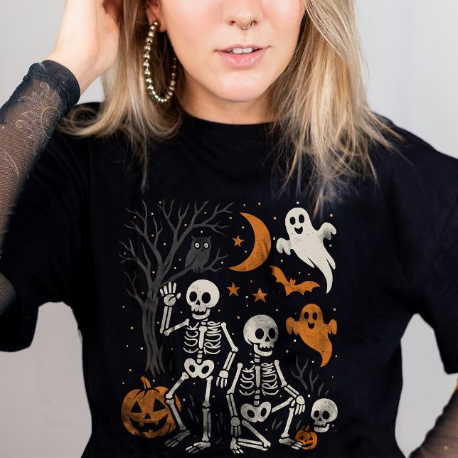Anti Trump Halloween Skeleton FDT Trump Halloween T-Shirt (Von Creator hochgeladen)