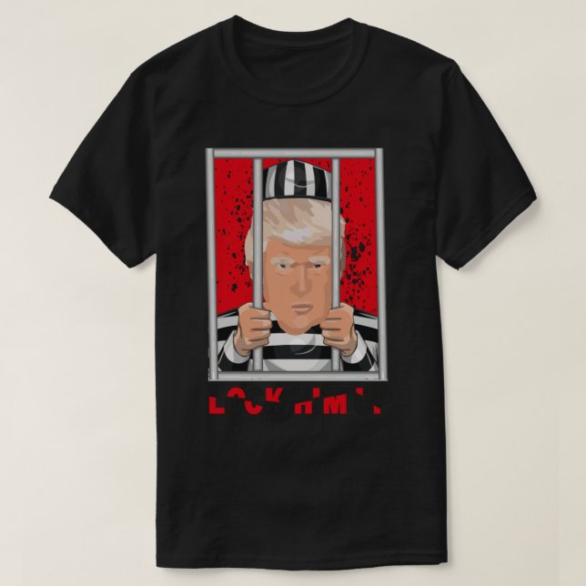 Anti Trump hält ihn fest T-Shirt (Design vorne)
