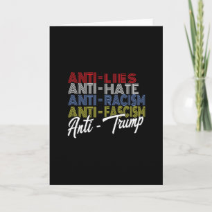 Anti-Trump-Hasslügen und Faschismus widerstehen – Karte
