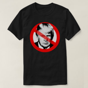 Anti Trump hat das Gesicht verdrängt T-Shirt