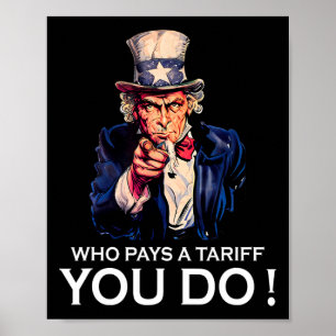 Anti Trump hat Tarife bezahlt, die Sie zahlen Poster