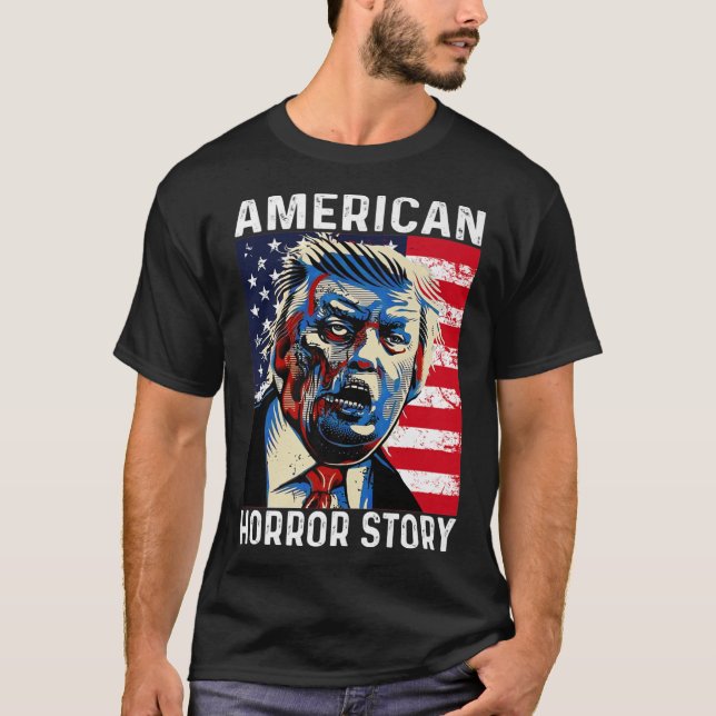 Anti Trump Horror American Story Zombie Trump Hall T-Shirt