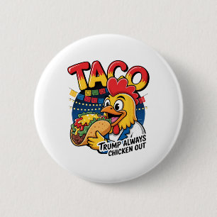 Anti Trump Immer Feige Protest Funny  Button