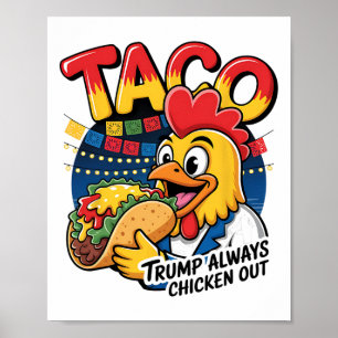 Anti Trump Immer Feige Protest Funny Poster