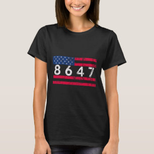 Anti Trump Impeach 47 8647 86 47 47 47 Präsident U T-Shirt