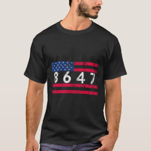 Anti Trump Impeach 47 8647 86 47 47 47 Präsident U T-Shirt