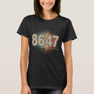 Anti Trump Impeach 47 8647 86 47 47 47 US-Präsiden T-Shirt