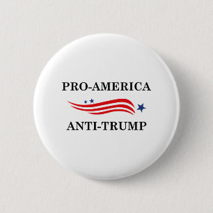 Anti-Trump in den USA Button