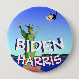 Anti-Trump Joe Biden Harris-Demokrat 2020 Button