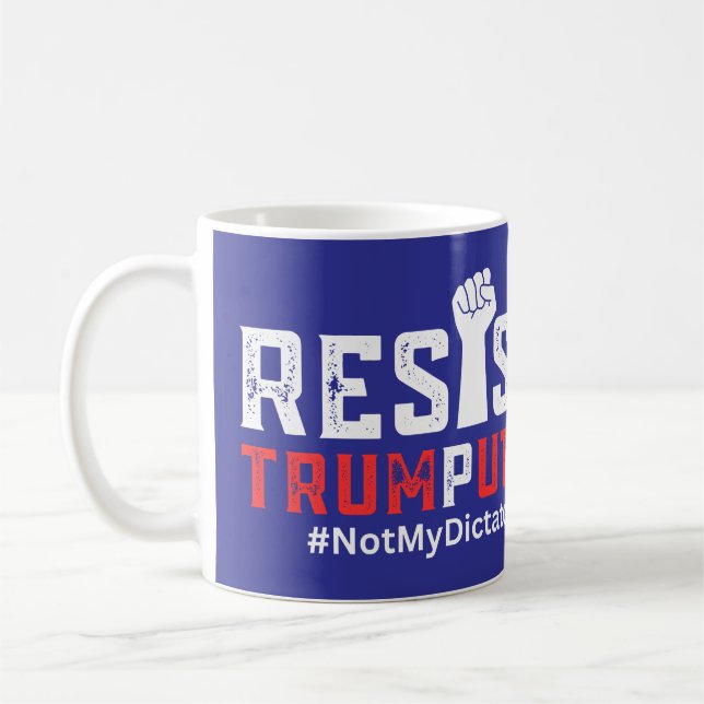 Anti-Trump Kaffeetasse (Links)