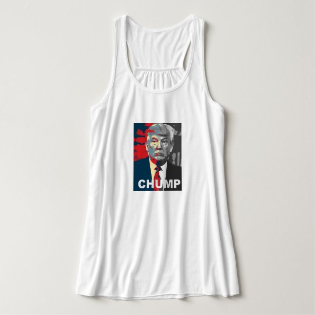 Anti-Trump-Kampagne | Bruchmuskulatur-Tank Tank Top (Design Vorderseite)