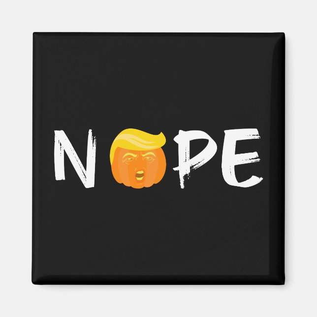 Anti-Trump - Keine Halloween-Ausgabe II Magnet (Vorne)