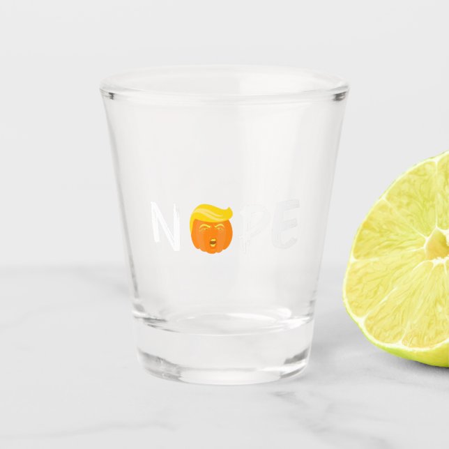 Anti-Trump - Keine Halloween-Ausgabe II Schnapsglas (Vorderseite)