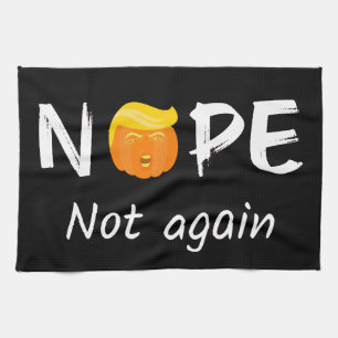 Anti-Trump - Keine, keine Halloween-Ausgabe II Geschirrtuch
