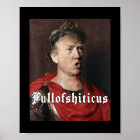 Anti Trump lustiger Meme römischer Kaiser Trump vo