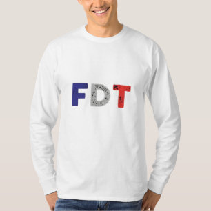 Anti Trump Maga FDT Widerstandskraft gegen Demokra T-Shirt