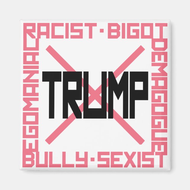 Anti-Trump Magnet (Vorne)