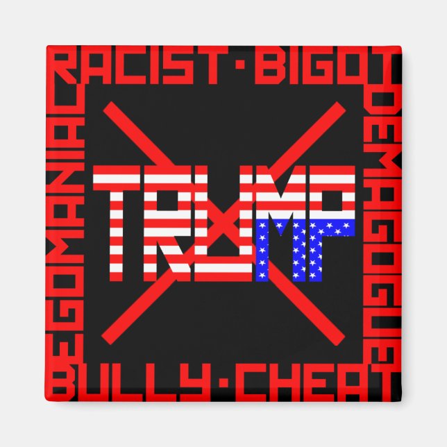 Anti Trump Magnet (Vorne)