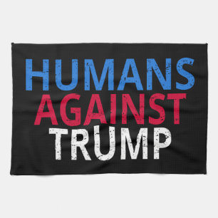 Anti-Trump - Menschen gegen Trump Geschirrtuch