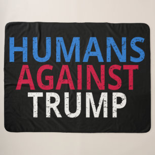 Anti-Trump - Menschen gegen Trump Sherpadecke