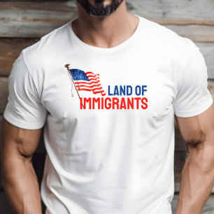 Anti-Trump-Merch-Protestflagge - blauer roter T -  T-Shirt