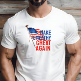 Anti-Trump-Merch-Protestflagge - blauer roter T - T-Shirt