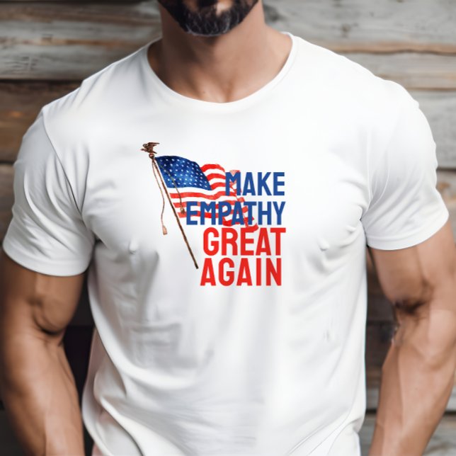 Anti-Trump-Merch-Protestflagge - blauer roter T -  T-Shirt (This T-shirt is a cool way to speak out about immigration policies from the Trump era. )