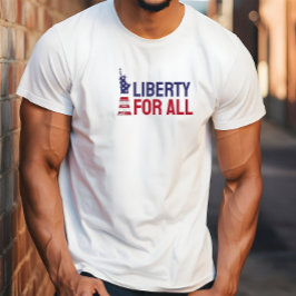 Anti-Trump-Merch-Protestflagge - blauer roter T - T-Shirt