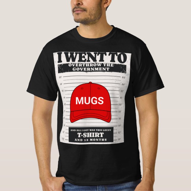 Anti-Trump-Nachricht lustige Mugs anti Mega T-Shirt (Vorderseite)
