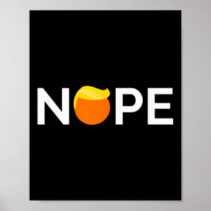 Anti-Trump - Nein, Geschenk für die Menschen gegen Poster