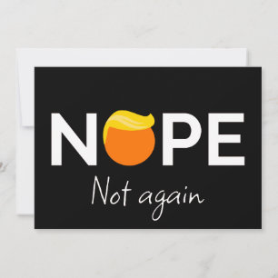 Anti-Trump - Nein, nicht wieder I Einladung