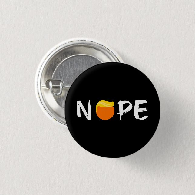 Anti-Trump - Neue Ausgabe II Button (Vorne & Hinten)