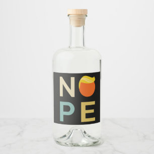 Anti-Trump - Neue Ausgabe III Alkoholflaschenetikett