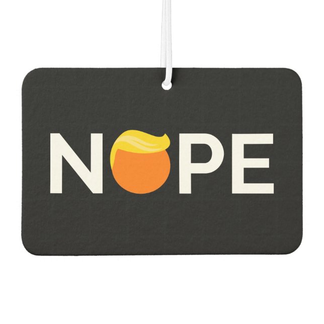 Anti-Trump - Nope Edition Autolufterfrischer (Vorderseite)