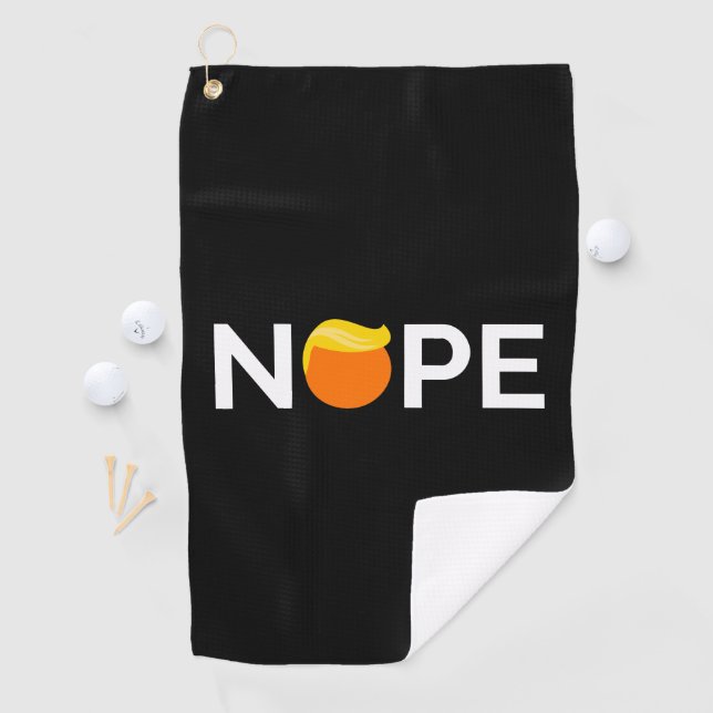 Anti-Trump - Nope Edition Golfhandtuch (Insitu)
