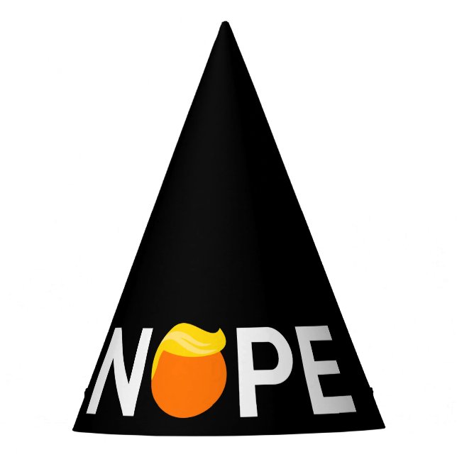 Anti-Trump - Nope Edition Partyhütchen (Vorderseite)