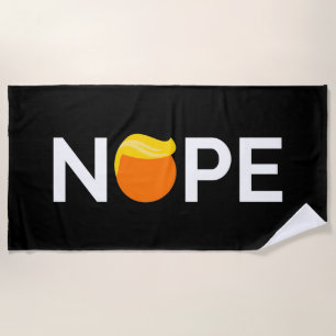 Anti-Trump - Nope Edition Strandtuch