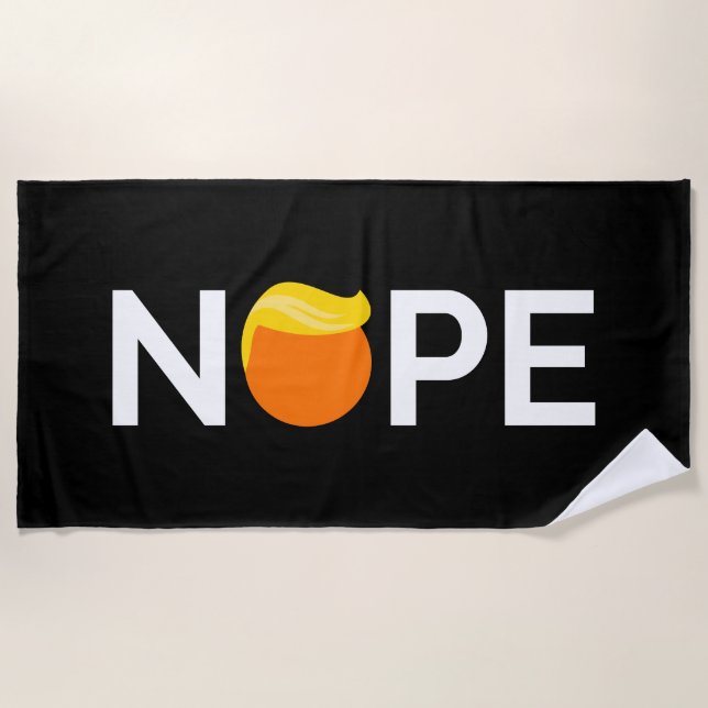 Anti-Trump - Nope Edition Strandtuch (Vorderseite)