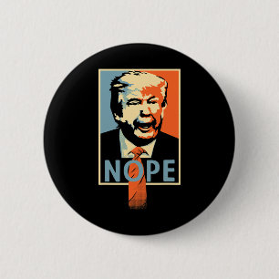 Anti-Trump-Nope-Poster-Widerstandsszenario Button