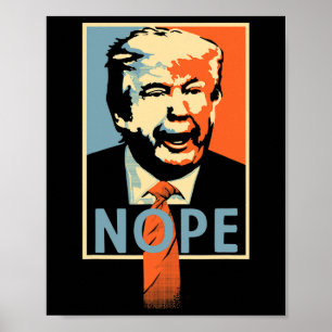 Anti-Trump-Nope-Poster-Widerstandsszenario Poster