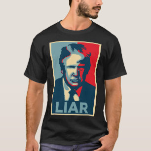 Anti-Trump-Obama-Hoffnungsposter Lügner T-Shirt