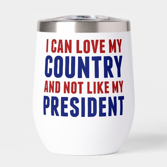 Anti Trump Patriotic nicht mein Präsident (Vorderseite)